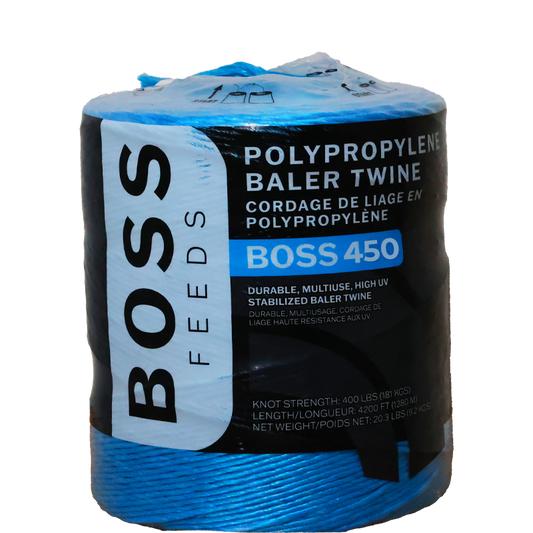 450 Knot Strength Boss Feeds Baler Twine