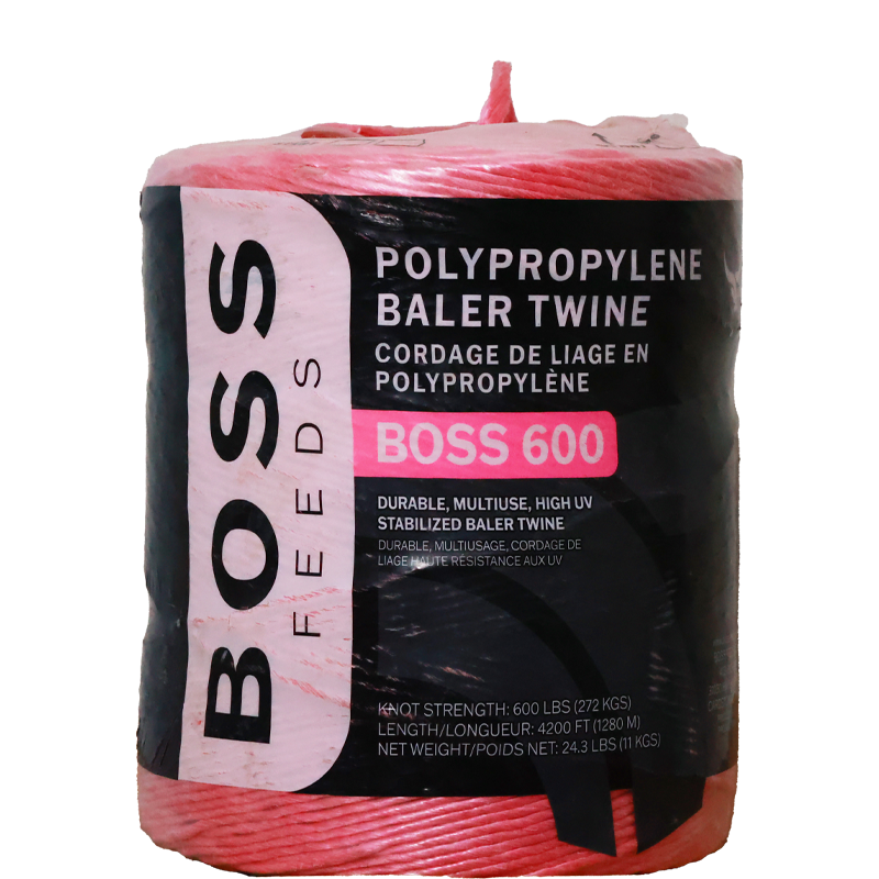 600 Knot Strength Boss Feeds Baler Twine