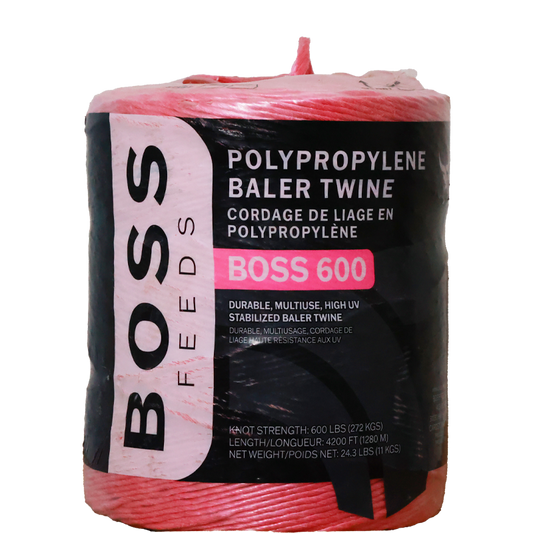 600 Knot Strength Boss Feeds Baler Twine