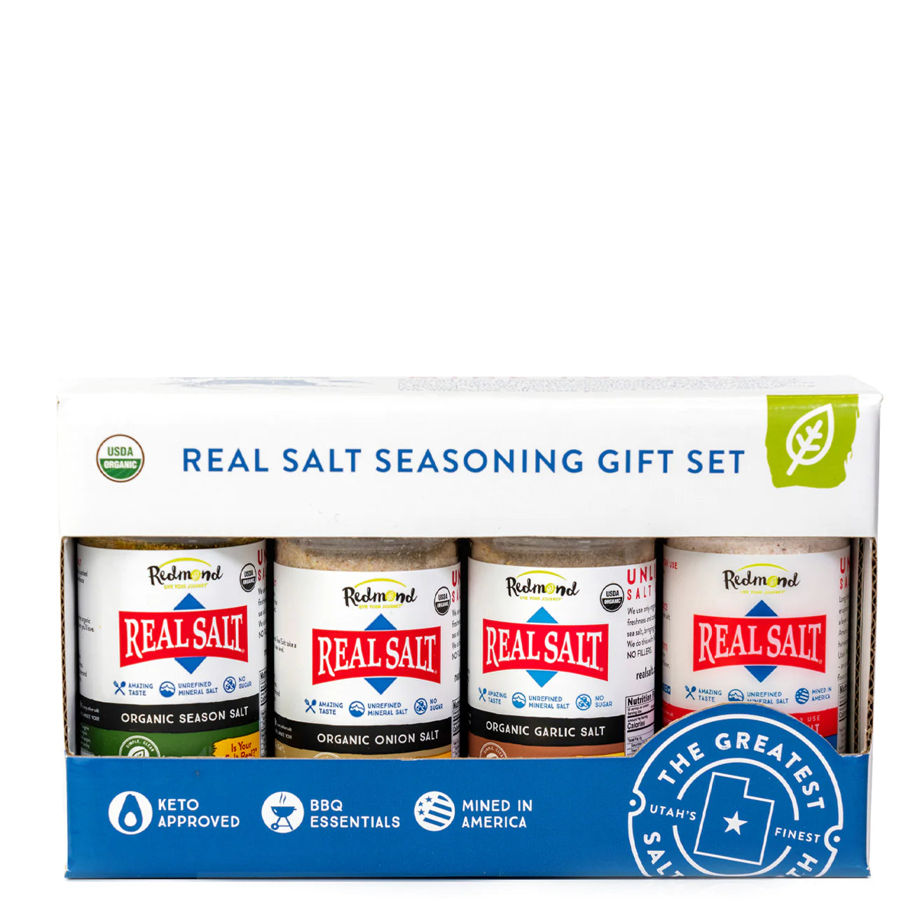 Real Salt Organic Seasoning Gift Box (4 oz. Shakers)